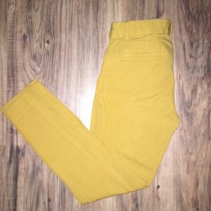 Yellow dress pants